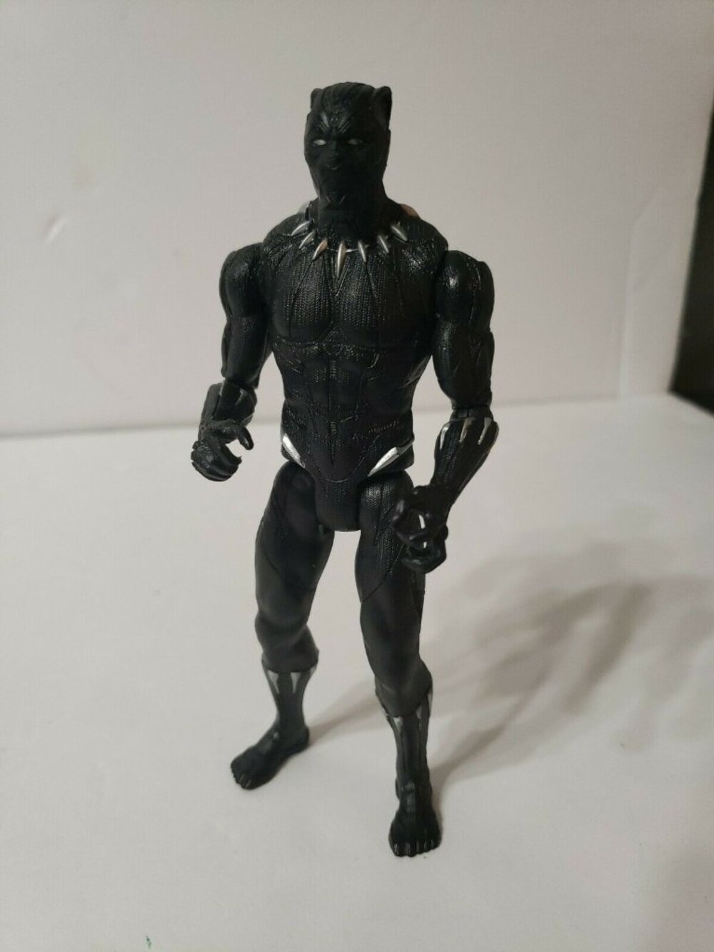 Marvels Vibranium Black Panther 6" Action Figure 2017 Hasbro No Accessory Clean